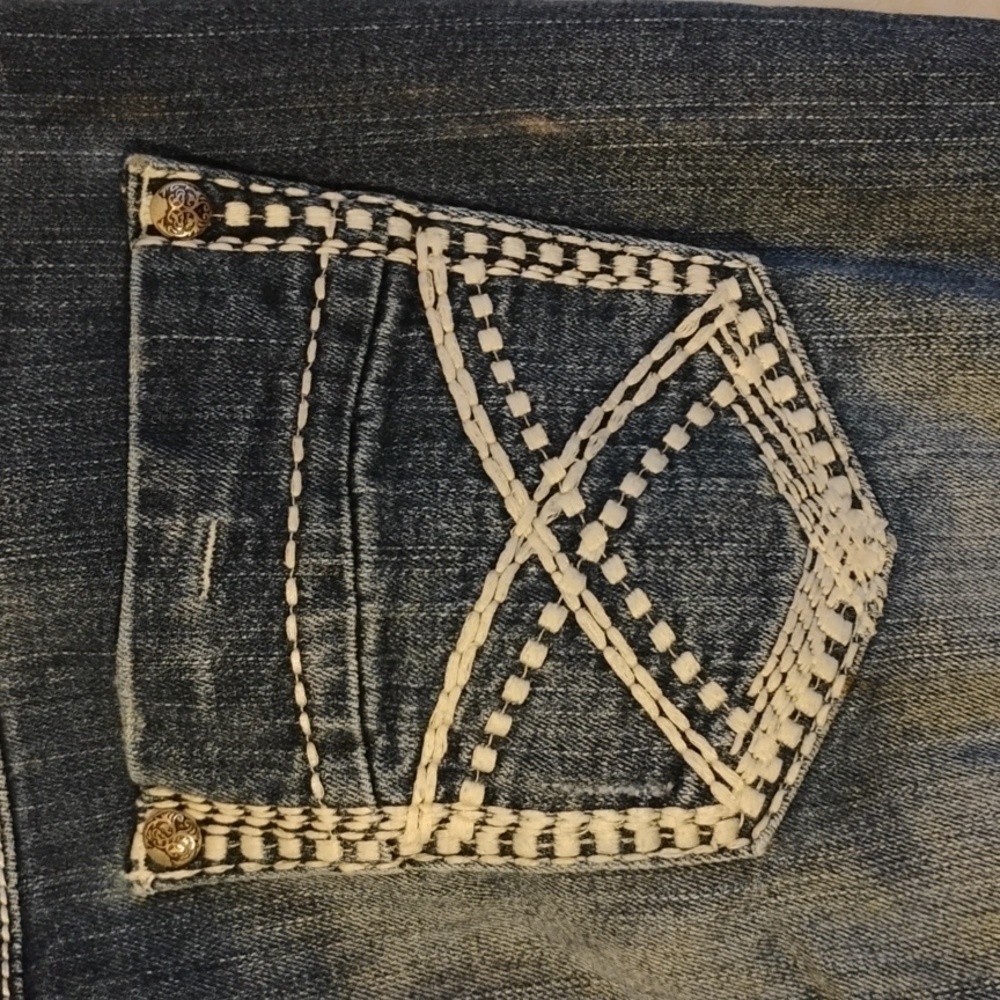 Maurices big stitch flare jeans. Size 13/14.. Great for and style for School. - Picture 7 of 14